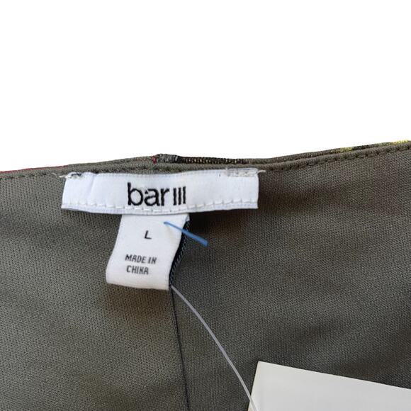 Bar III Women's Floral Corset Square-Neck Mesh Tank Top women’s size large - Picture 4 of 5